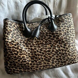 Mark & Graham Elisabetta tote leopard handbag